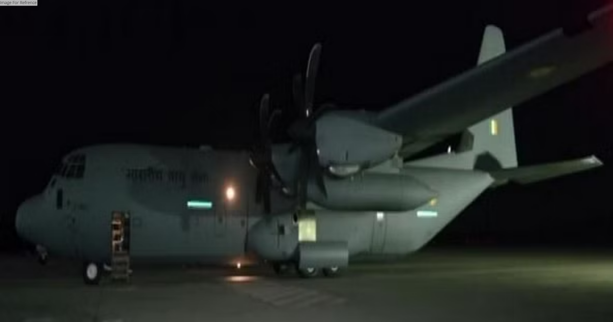 IAF aircraft with emergency relief assistance including life-saving drugs departs for earthquake-hit Syria